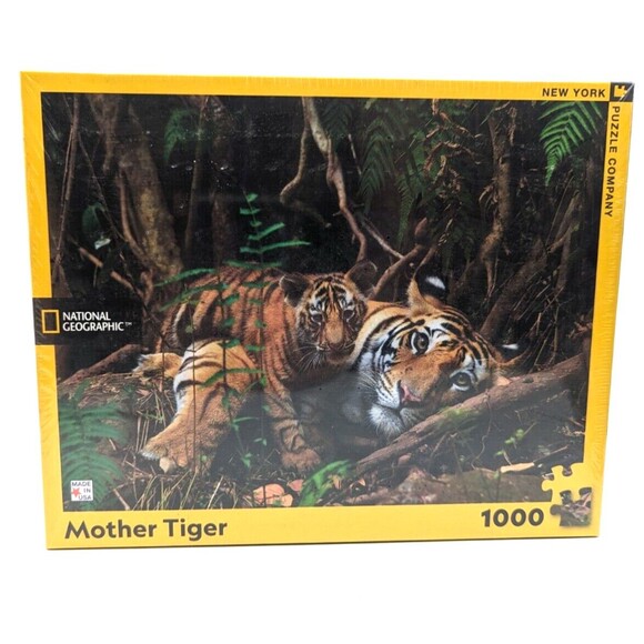 Disney National Geographic Mother Tiger 1000-pc Puzzle Sealed - Picture 1 of 9